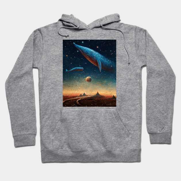 2 Worlds Hoodie by benheineart